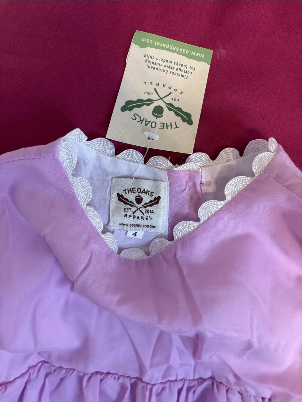 The Oaks Apparel Co. light purple